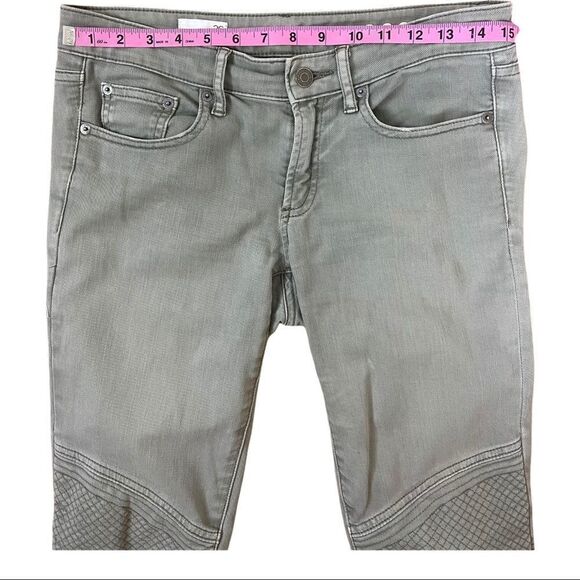 Gap Always Skinny Size 26 Green Biker Jeans - Picture 6 of 8